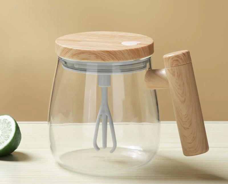 400ml Self Stirring Glass Coffee Mug