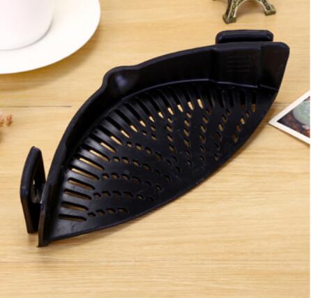 Silicone Clip-on Pot Strainer & Pasta Colander