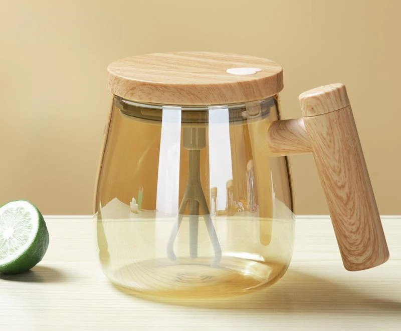 400ml Self Stirring Glass Coffee Mug