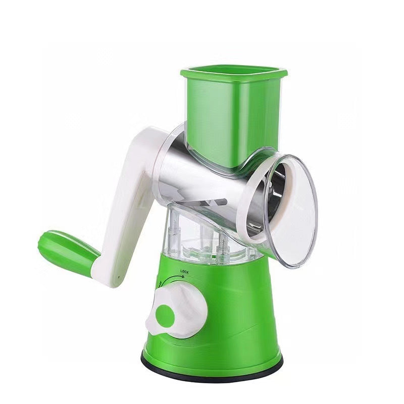 Vertical Rotary Drum Vegetable Slicer & Grater