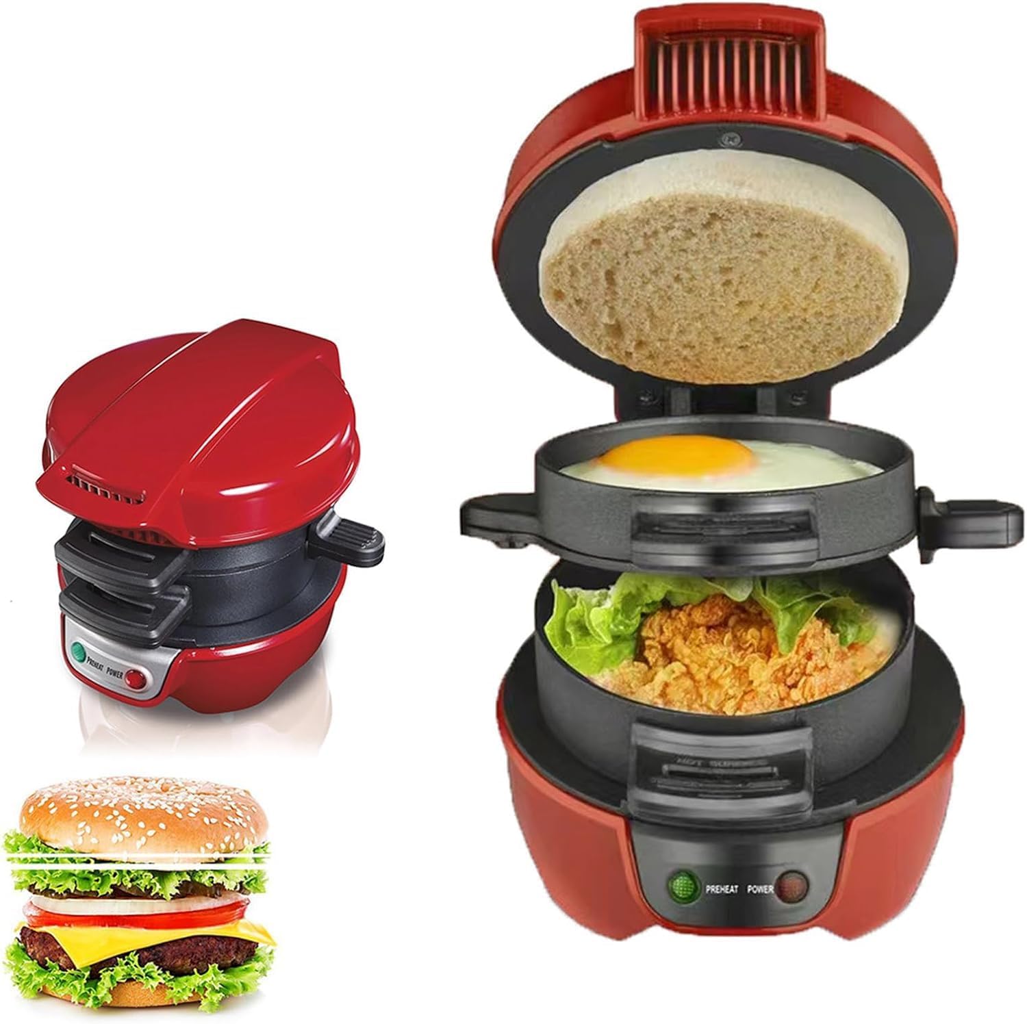 Electric 2-in-1 Breakfast Maker