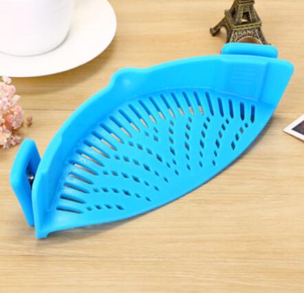 Silicone Clip-on Pot Strainer & Pasta Colander