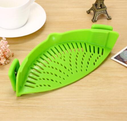 Silicone Clip-on Pot Strainer & Pasta Colander
