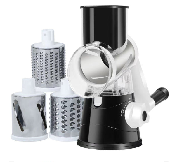 Vertical Rotary Drum Vegetable Slicer & Grater