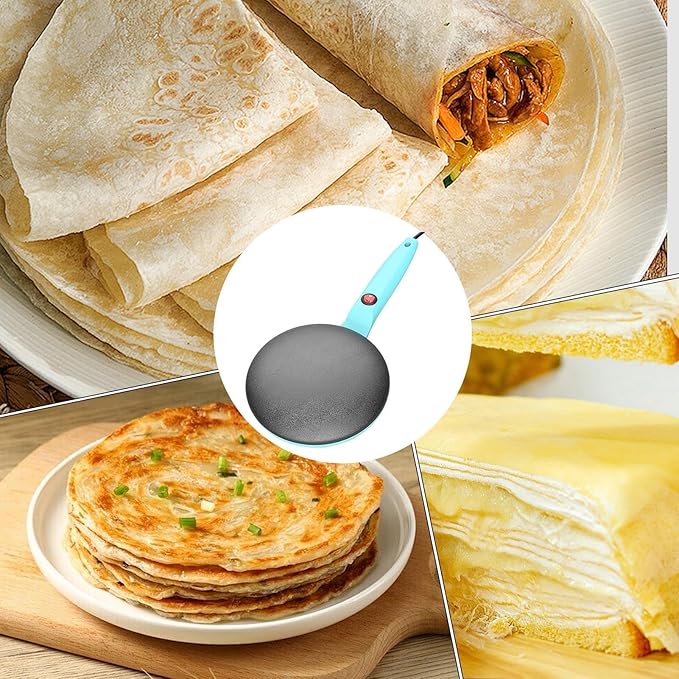 Electric Crepe & Pancake Maker Machine