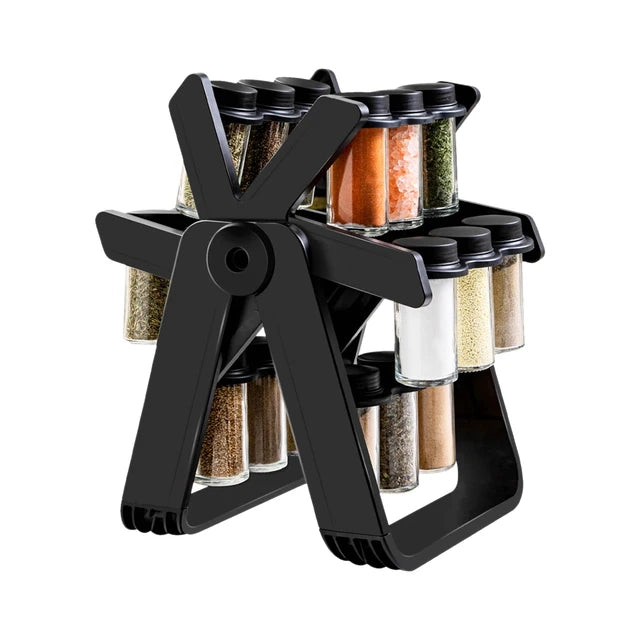 Ferris Wheel Rotating Spice Rack & Seasoning Organizer