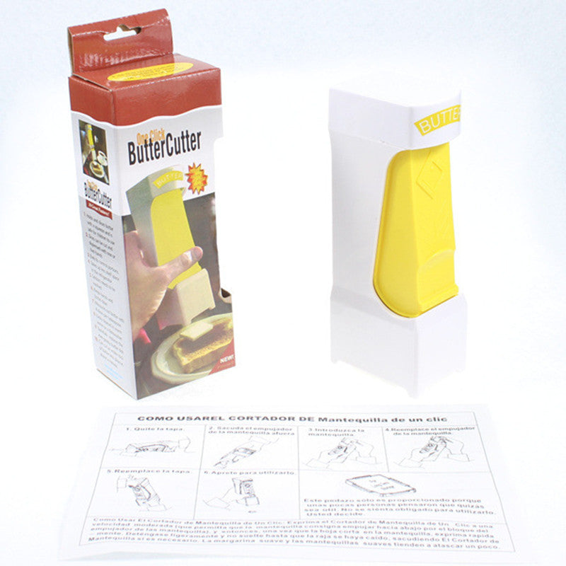 One-Click Stick Butter Cutter & Slicer