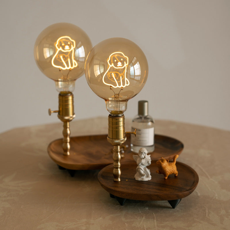 Cute Dog Ambience Light Bedroom Decoration